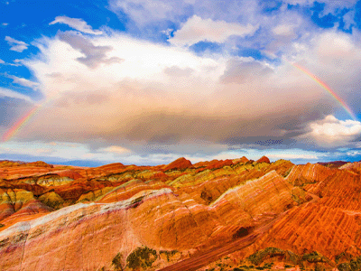 张掖七彩丹霞深度游